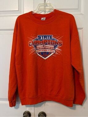 State Champions Orange Crewneck Sweatshirt L